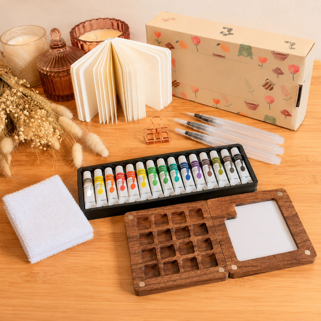 INNEFLOW™ Aquarell Reise-Set