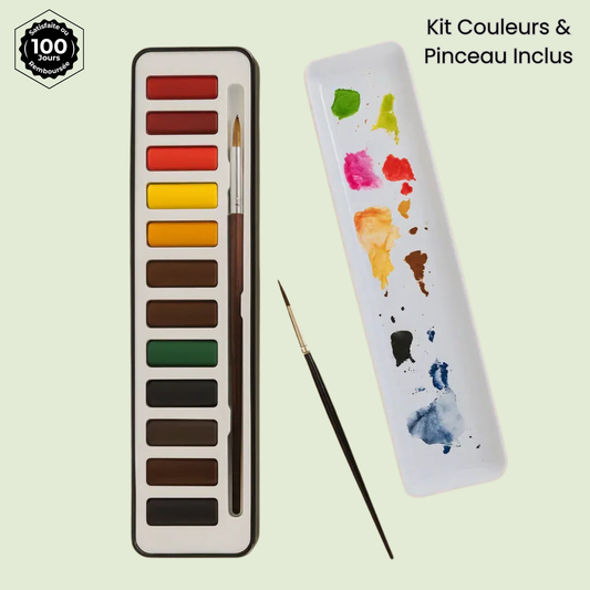 INNEPAUSE™ – Set mit 12 Farben und Pinsel